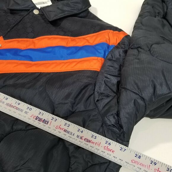 GUCCI GG 54 EU/ XL US Zaboo Ripstop Lightweight Quilted Chevron Jacket NWT $2800 - Picture 10 of 11